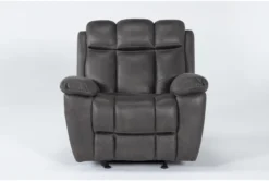 Ackert Grey Manual Glider Recliner