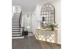 49X31 Gold Iron Console Table