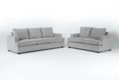 Cheap Furniture Store 35 Bonaterra Dove 2 Piece Sofa & Loveseat Set