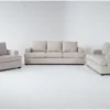 Bonaterra Sand 3 Piece Sofa, Loveseat & Chair Set