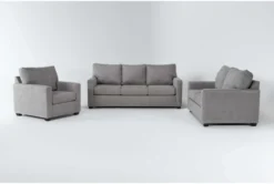 Cheap Furniture Store 33 Aramis Vintage 3 Piece Queen Sleeper Sofa, Loveseat & Chair Set